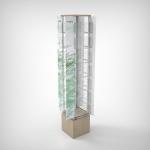 Wholesale Greeting Card Rack Floor Metal Acrylic Gift Card Display Stand