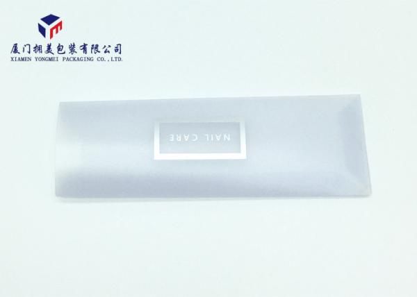 Rigid Matte PVC Small Clear Plastic Packaging Boxes Offset Printing For Nail