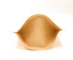 White Kraft Paper Food Packing Standing Pouch Foil Brown Paper Bags with Clear