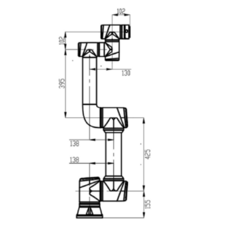 Z-Arm S922 Collaborative Robot Arm 6 Axis For Food Beverage Industry