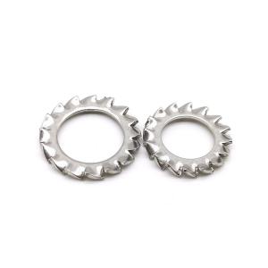 Wholesale DIN6798 Type A Spring Steel Washers Stainless Steel 304 Serrated External Tooth Lock Washer from china suppliers