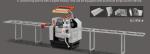Free Shipping KM-128F/DG Heavy 45 miter saw (45 cut special aluminum template)