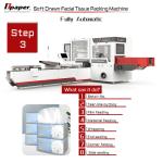 Three phase four wire 380V 50Hz 150 BAGS/min Napkin Paper Making Machine Line