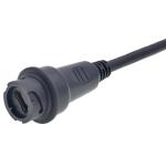 8-Pin Gold Plated Plastic Communication Cable Connectors Communication Cables