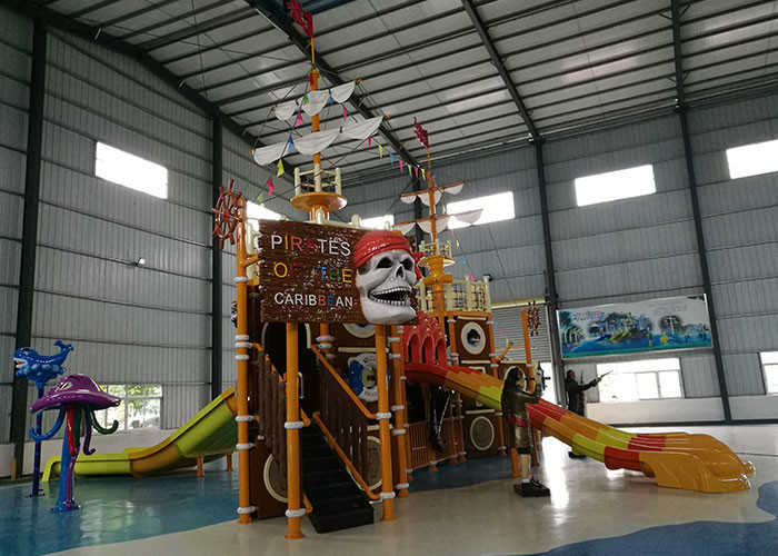 Holiday Resorts Aqua Park Equipment Water Park Slide Safety And Easy Installation
