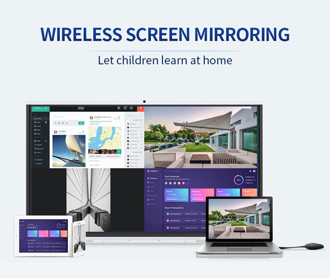 100Inch Conference Interactive Flat Panel Smartboards For Business