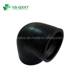 Wholesale PE100 HDPE 90 Elbow for Water Supply Plastic Electrofusion Fittings DIN Standard from china suppliers