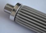 Aviation / Nuclear Industry Stainless Steel Mesh Filter Cartridge Durable With