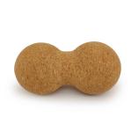 Portable Natural Cork Peanut Roller Yoga Massage Balls For Back Muscles
