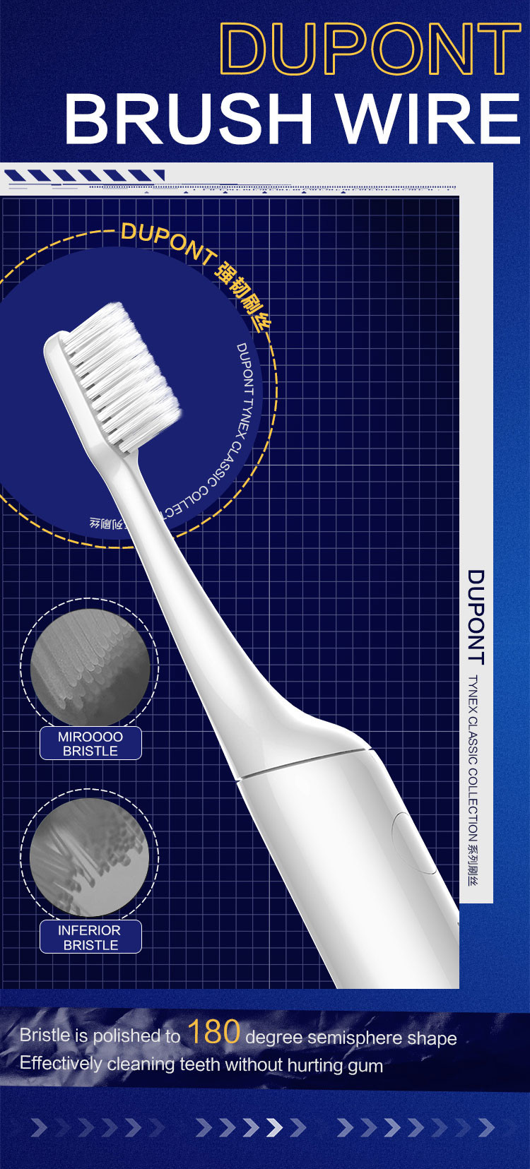 2024 Cheap Price Power Electric Toothbrush Rechargeable Electric Children Toothbrush
