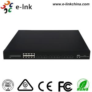 Wholesale Managed Gigabit Ethernet Switch 12 10G SFP + Fiber Ports + 8 10 / 100 / 1000M Copper RJ45 Ports from china suppliers