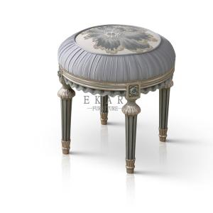 Wholesale Aristo Party Beautiful bedroom Furniture Small Round Stool Wooden Fabric Dressing Chair from china suppliers