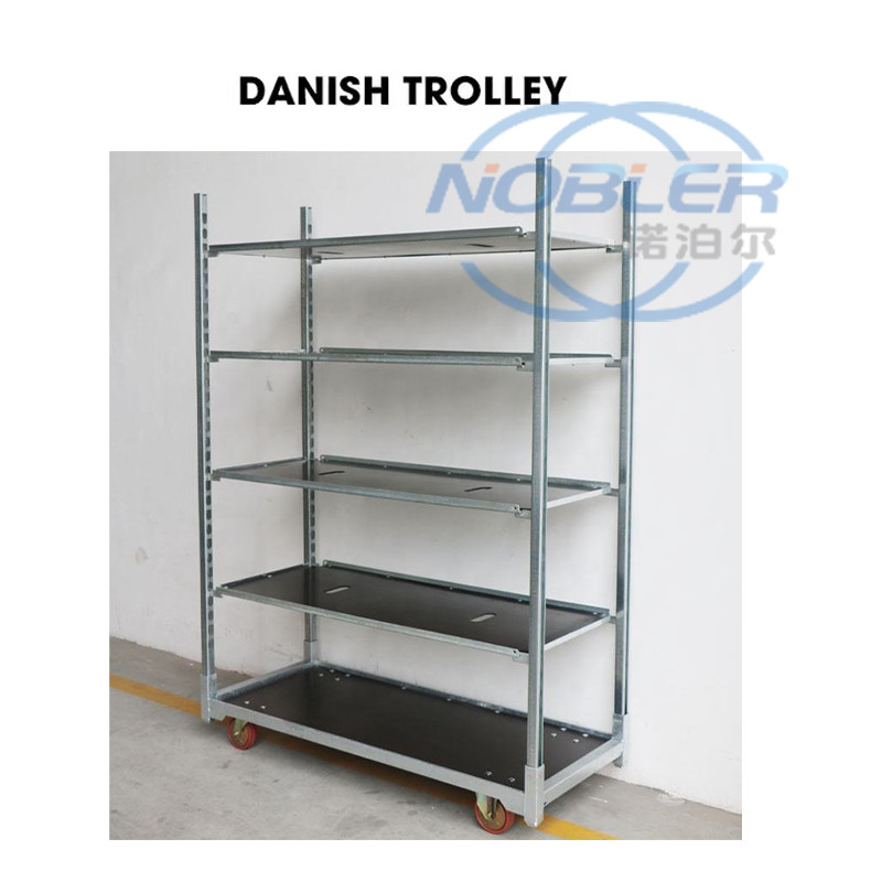 Easy Assemble Durable Dutch Flower Trolley For Greenhouse