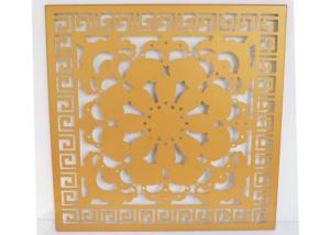 Wholesale Mortar resistant Aluminum Wall Panels / Art Flowers Carved Decoration Panel from china suppliers
