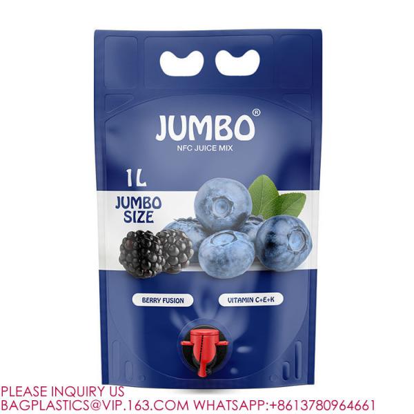 Bib Bag Wine Juice Drinks Oil Packaging Bag Heat Seal Beverage Customization