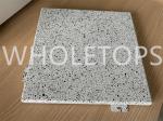 Outdoor Facade Coated Aluminium Sheets 2.5mm 3.0mm Stone Texture Looklike Finish