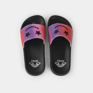 Wholesale OEM EVA Anti Slip Bathroom Slippers With Smile Face Printed from china suppliers