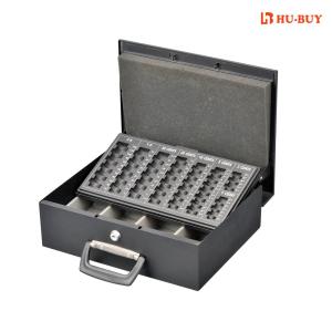 Wholesale OEM Metal Cash Box , Modern Office Powder Euro Coin Collection Safes from china suppliers