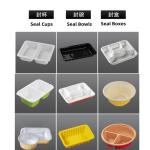 Hygiene SUSU304 MAP Plastic Food Tray Sealing Machine Meal Tray Wrapping Machine