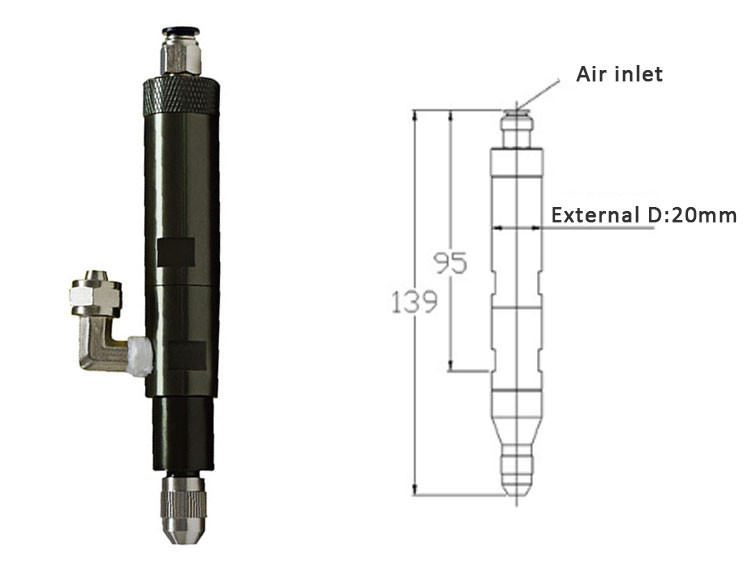 Plunger Type Micro Dispensing Valve For Glue Dispensing Machine Easy Control