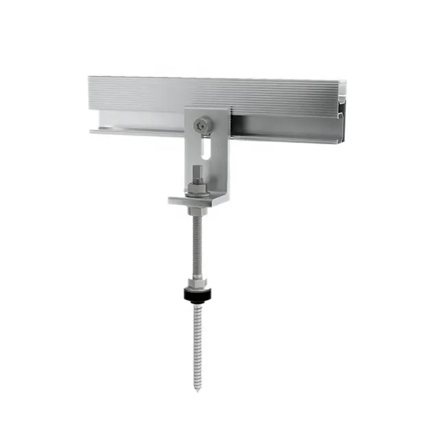 Solar Hanger Bolt L feet Snow Load 1.4KN/m2 25YRS Service Life Solar Tin Roof Hanger Bolts