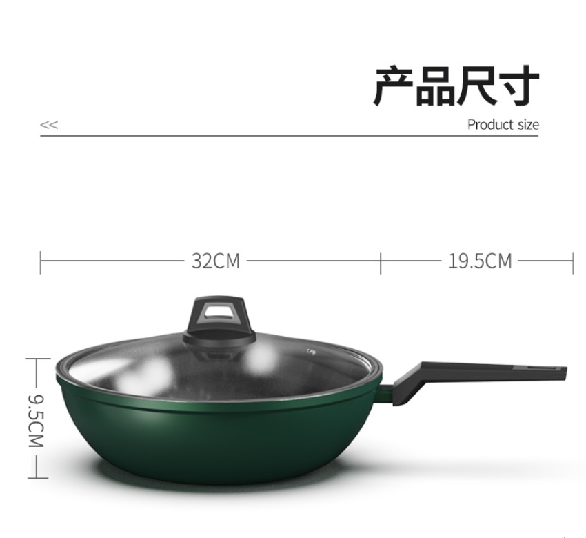 Hot Selling 3 Piece Nonstick Cooking Cookware Sets Nonstick Aluminum Kitchen Ware Milk Pot Frying Pan Cooking Pot Set