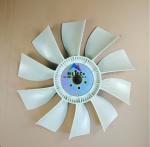 10 Blades 6 Holes Engine Fan Blade 6D95 Engine Excavator Spare Parts