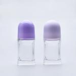 Recyclable Clear Glass Roller Bottle Diameter 35mm Empty Glass Rollerball