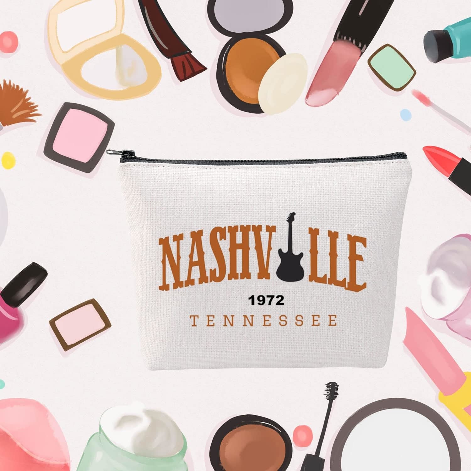 Multi-functional and waterproof Durable Makeup Zipper Pouch Girls