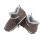 Graphene Film Electric Foot Warmer , Cotton Washable Electric Heating Shoes