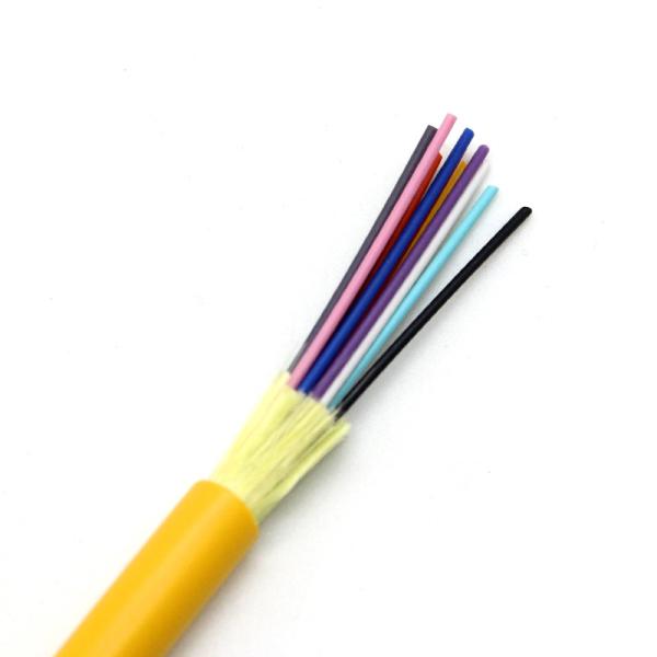 GJFJV 12 Core G652 FTTH Indoor Distribution Fiber Optic Cable Single Mode /
