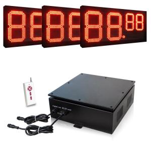 Wholesale Waterproof Led Gas Signs For Shopping Mall Free Standing Billboard 8&quot; 32&quot; from china suppliers