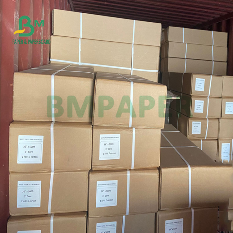 80gsm Double Sides Blue Plotter Printing Paper Good Ink Absorption