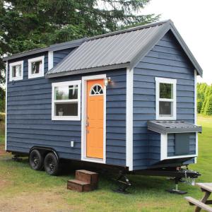 Wholesale 15mm OSB Board Light Steel Z275 Prefab Prefabricated 1 Bedroom 1 Bathroom Tiny House For Camping from china suppliers