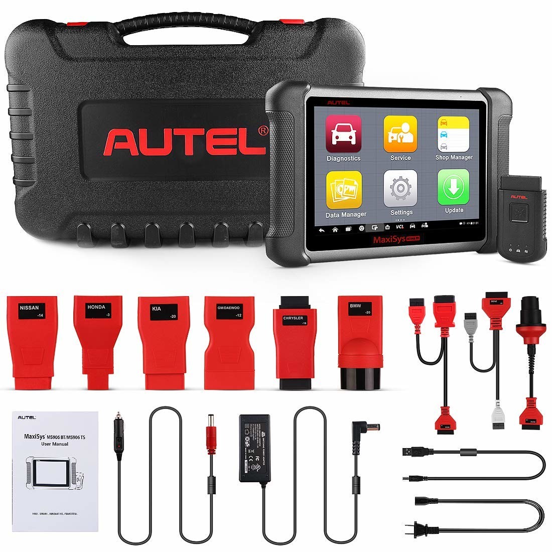 Bluetooth ECU Coding OBD2 Scanner Code Reader Autel Maxisys MS906BT Upgraded Version Of MS906 DS708