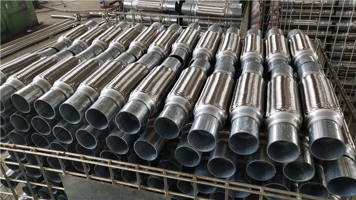 Ss409 45×152mm Id 1.75" Stainless Steel Exhaust Parts Flex Pipe