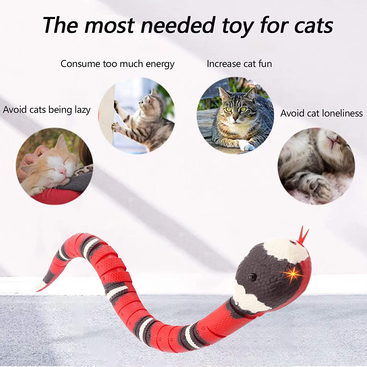 Remote-Controlled Rattlesnake Prank Toy ther Remote Distance Feature and Unique