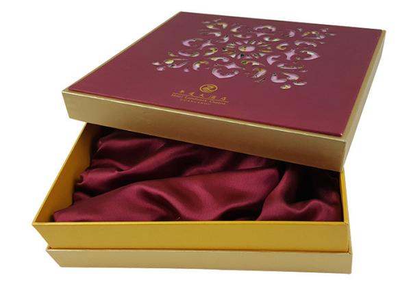 Gold Color Box Die Cut Attractive Flower Shape Customized Gift Box Packaging