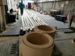 10m Asbestos Free Woven Flexible Brake Lining With Brass Wire Reinforced