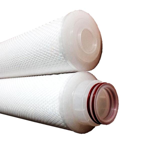 40 Inch 0.1 Micron Large Flow Pleated Water Filter Element for Industrial
