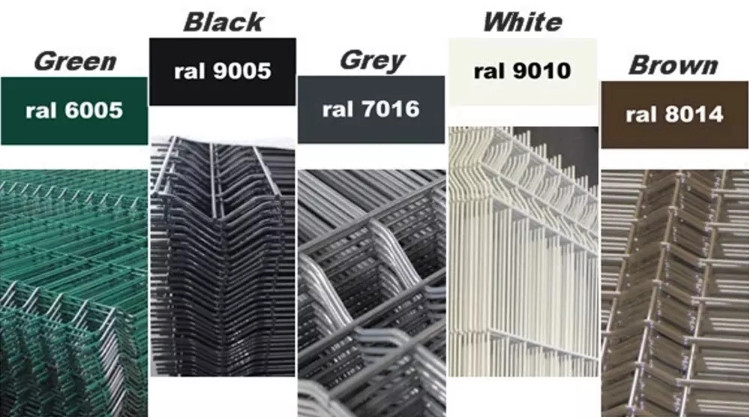 Anti Climb 3mm Diameter Welded Wire Mesh Fencing With Powder Coated