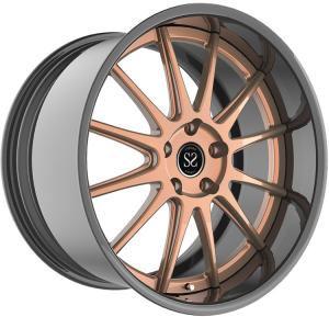 Wholesale forged 2 - piece sport rim work car wheels 5x130 5x120 5x112 concave from china suppliers