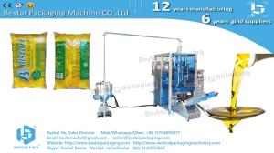 Wholesale How to pack edible oil in PE bag 500g, 1000g pouch packaging machine BSTV-550P from china suppliers