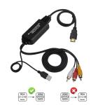 6.5 Feet 130g PAL NTSC 3RCA CVBS AV RCA To HDMI Converter