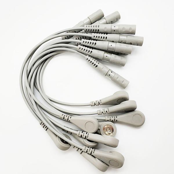 Compatible ECG / EKG Accessories 10 Lead Ekg Adapter Cable Leaders For Banana 4