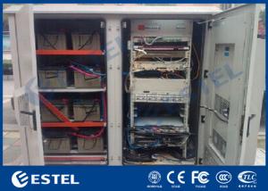 Wholesale Two Compartments Outdoor Electronics Cabinet Air Conditioning For Equipments / Batteries from china suppliers