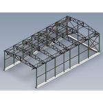 Low cost China Factory Customized Prefabricated Metal Building Kits Workshop
