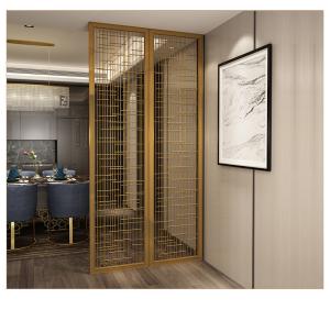 Wholesale Hairline Gold Stainless Steel Perforated Panels For Facade/Wall Cladding/ Curtain Wall/Ceiling from china suppliers