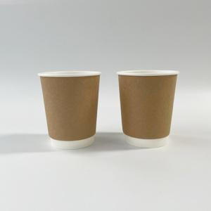 Wholesale Double Wall Kraft Paper Cup Kraft 3OZ 75ml Disposable Coffee Cups from china suppliers