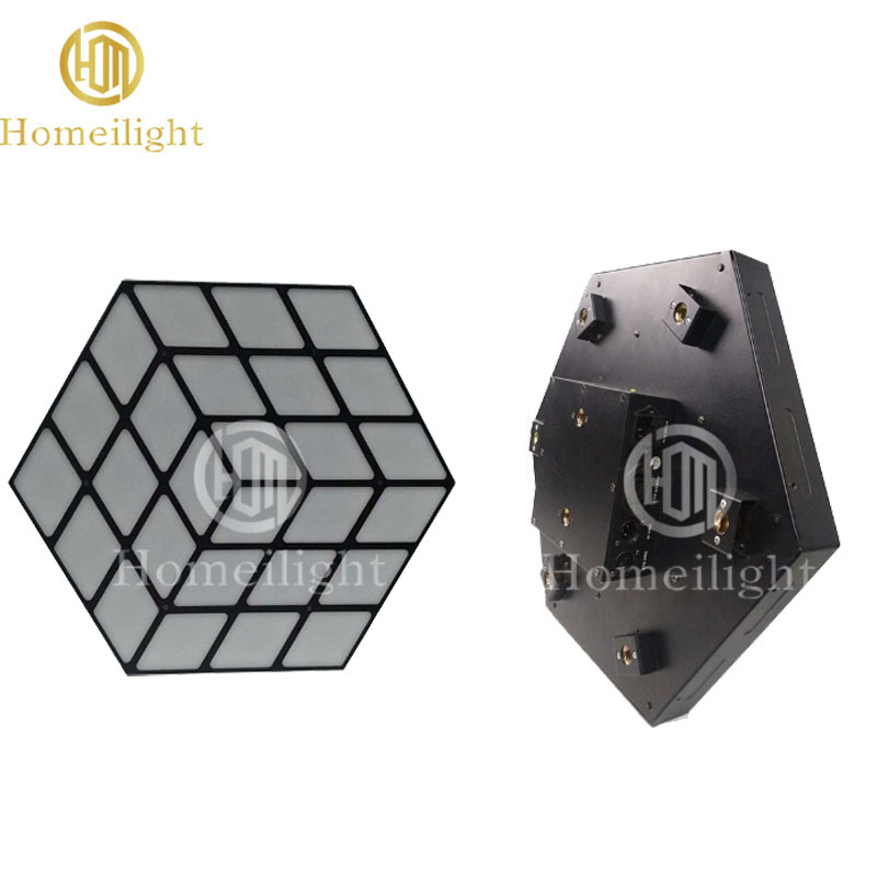 Lightweight 3D LED Disco Panel 3200K-6500K RGB LED Wall Panel With LED Magic Cube Effect